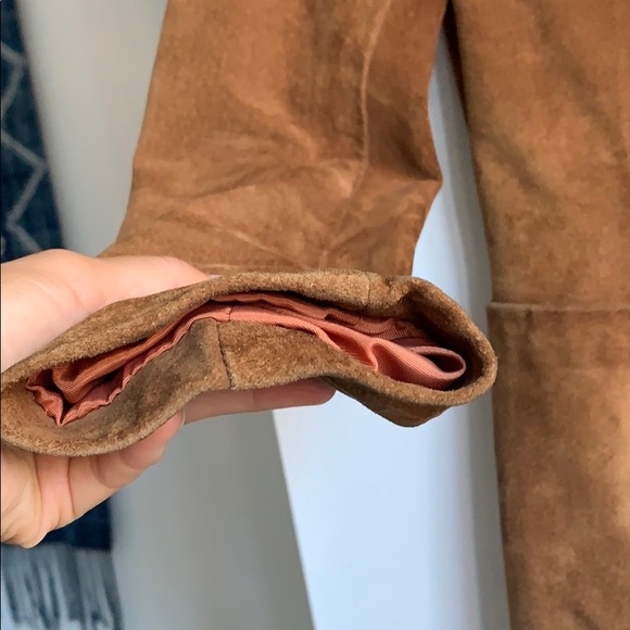 Vintage Suede Leather Blazer Jacket - Picture 15 of 15